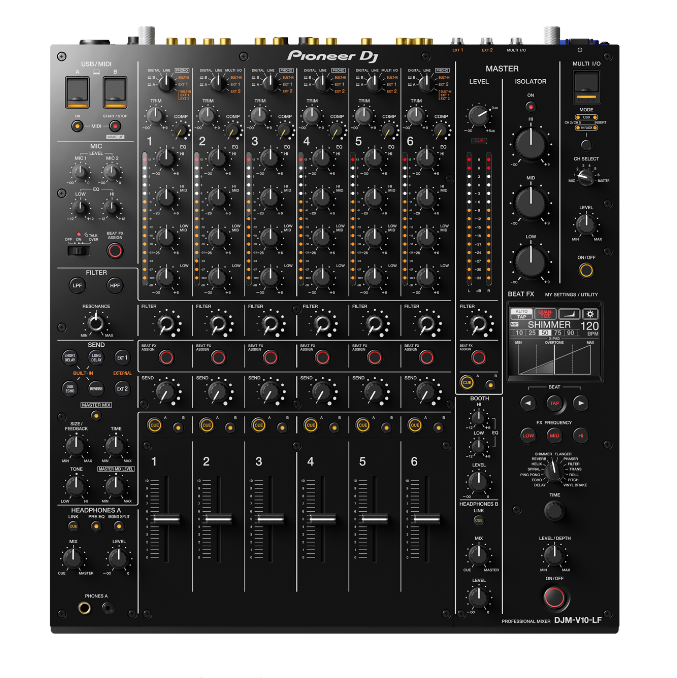 PIONEER DJM V10-LF / 6-Kanal-Profi-DJ-Mixer