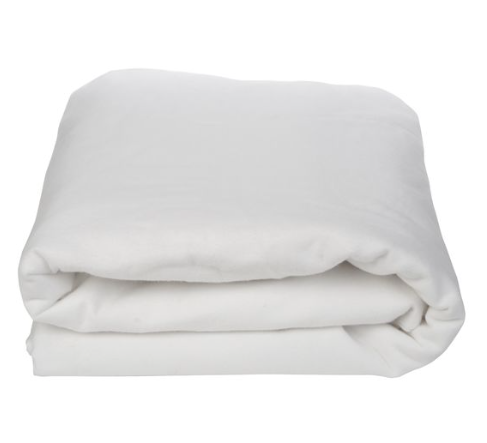Reiss Molton, weiss, 3m Breite, pro m2
