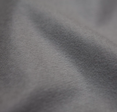 Bühnenmolton grau B: 600 cm x H: 295 cm mit Bleiband