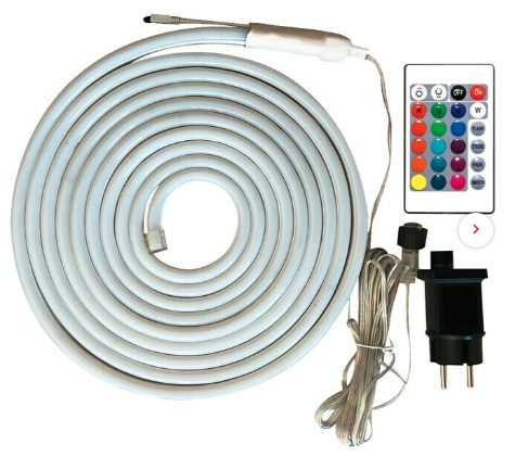 Starlux LED-Lichtschlauch, 5m, 6W, RGB