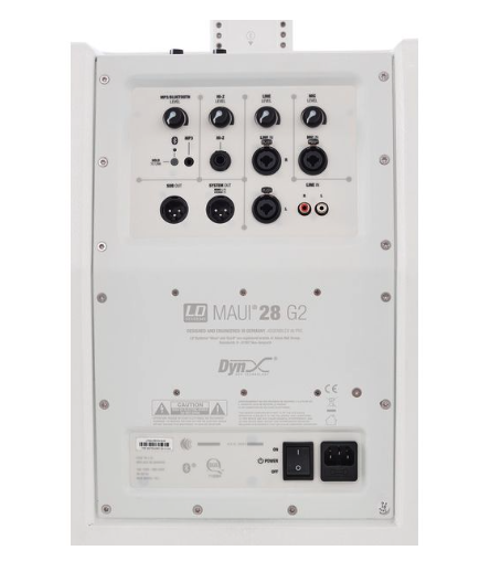 LD Systems MAUI 28 G2 White Lautsprecher, Aktiv 1000W RMS