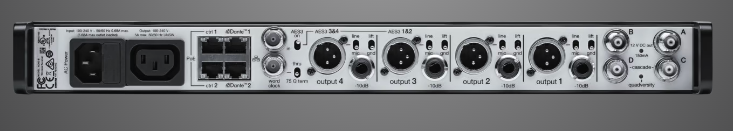 SHURE AXIENT AD4Q,digitaler 4-Kanal-Funkempfänger