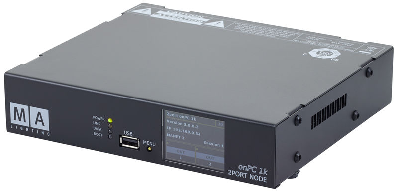 MA Lighting MA2Port Node onPC 1k, Ethernet/DMX Node