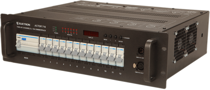ELECTRON Actor 716, Dimmer, DMX, 12x2kW, Socapex