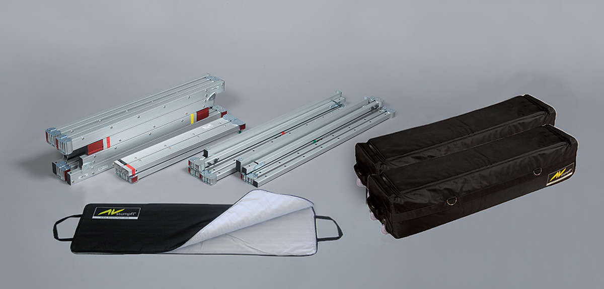 STUMPFL Monoblox 64 6.30m x 3.63m, 16:9 Rahmen (ohne Füsse)