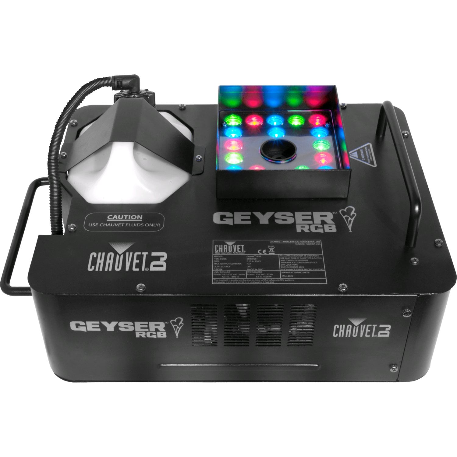 CHAUVET Geyser RGB Nebeleffekt, inkl. 2.5 Liter Fluid