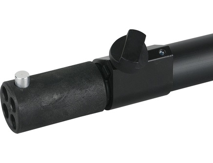 WENTEX Teleskop Stange vertikal 2-Weg, 180->300cm. schwarz