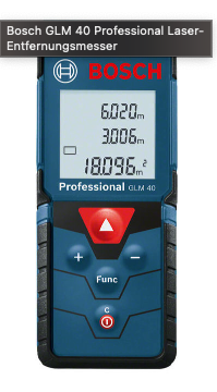 Lasermessgerät, BOSCH DLE 40