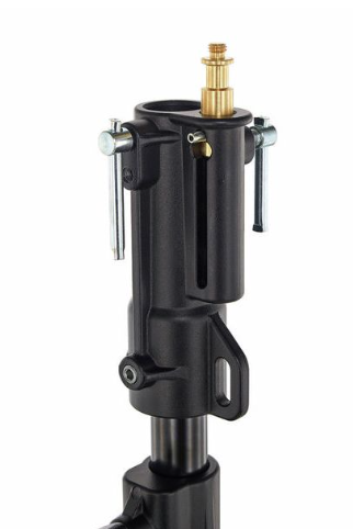 MANFROTTO 126BSU - Heavy Duty Black Stand, inkl. Baradapter